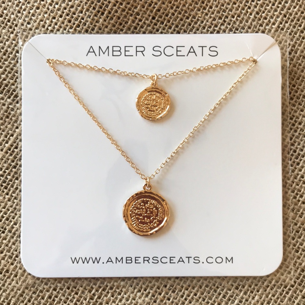 Brand New Double Coin Necklace SOLD OUT ONLINE